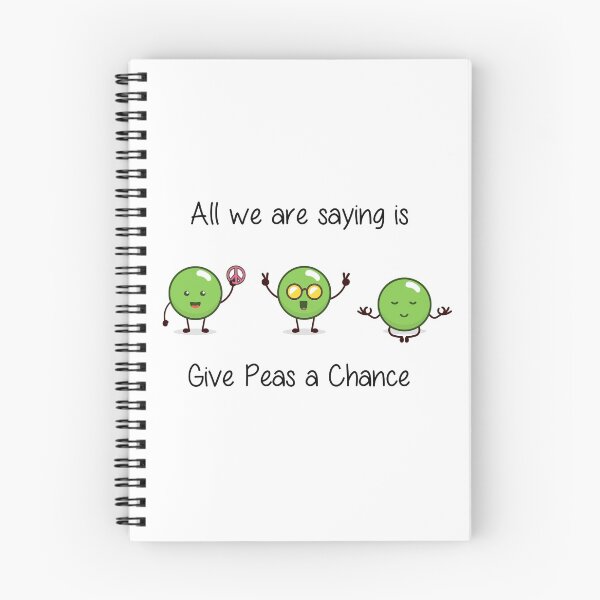 Item preview, All we are saying is Give Peas a Chance designed and sold by printadorable.