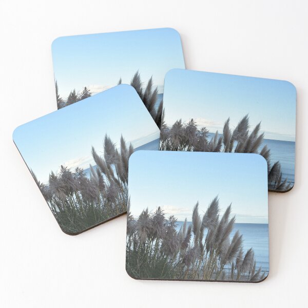 Item preview, Pampas Grasses by the sea at Lyme Regis Dorset UK designed and sold by lynn carter.