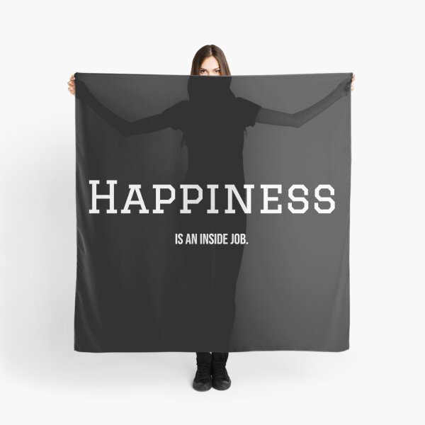 Item preview, Happiness is an inside job designed and sold by Words-Merch.