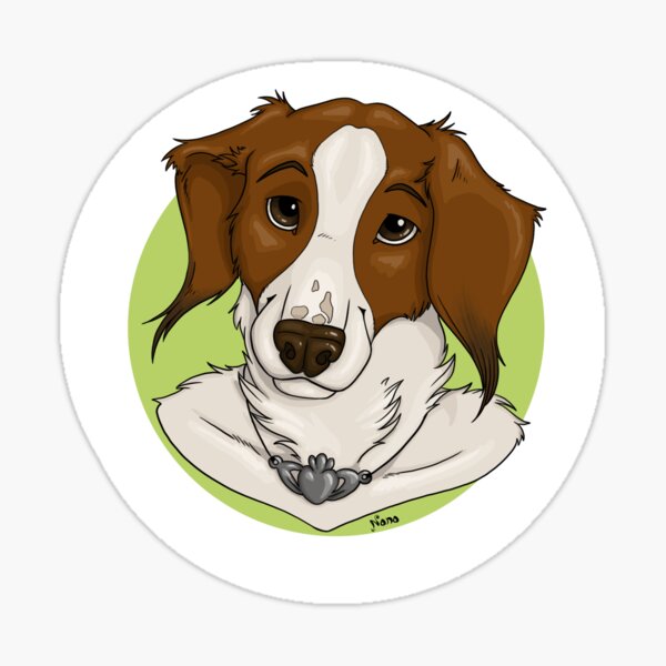 Kooiker Dog Portrait (Emmy) Sticker