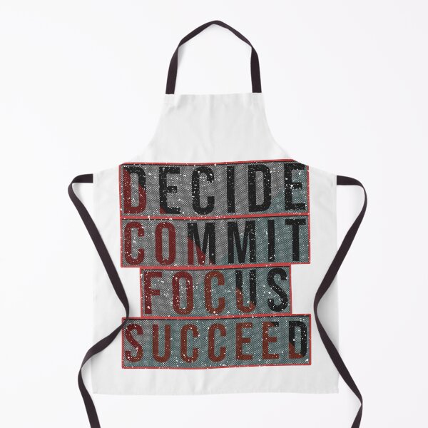 Item preview, Decide,Commit,focus,Succeed designed and sold by Designhub1000.