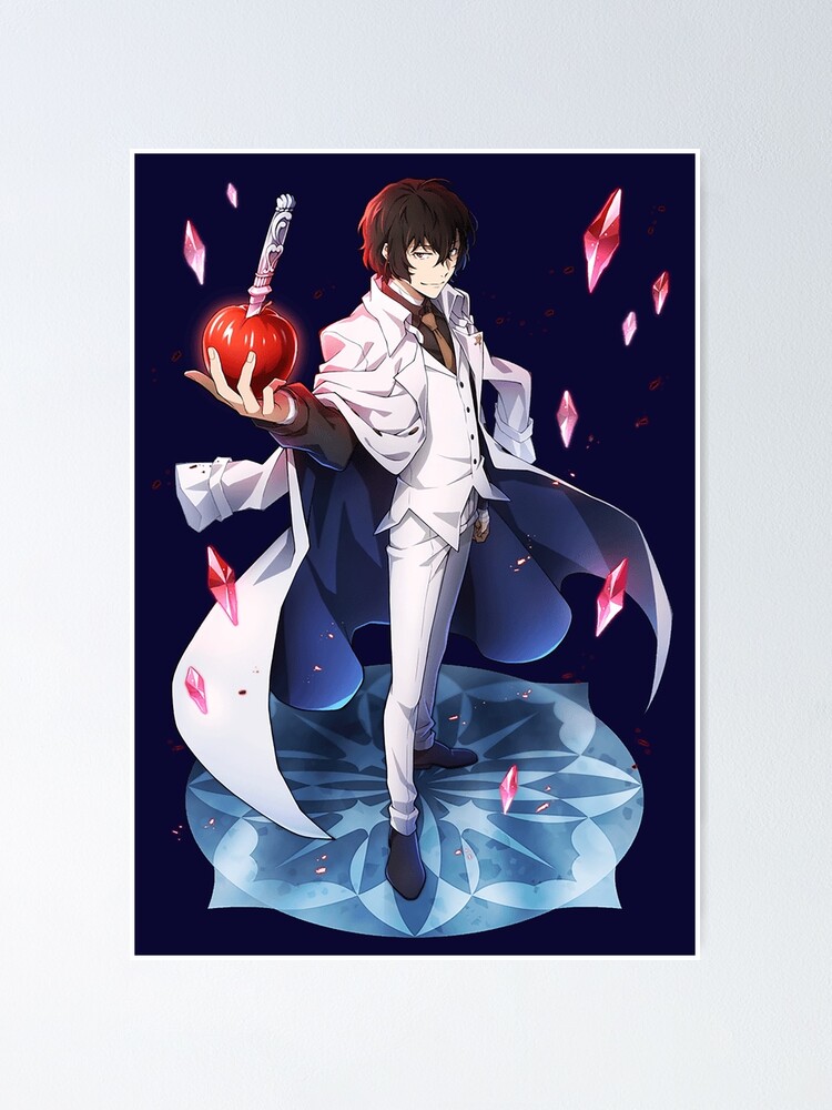 dazai-osamu-bsd-dead-apple-poster-von-lokittylevi-redbubble