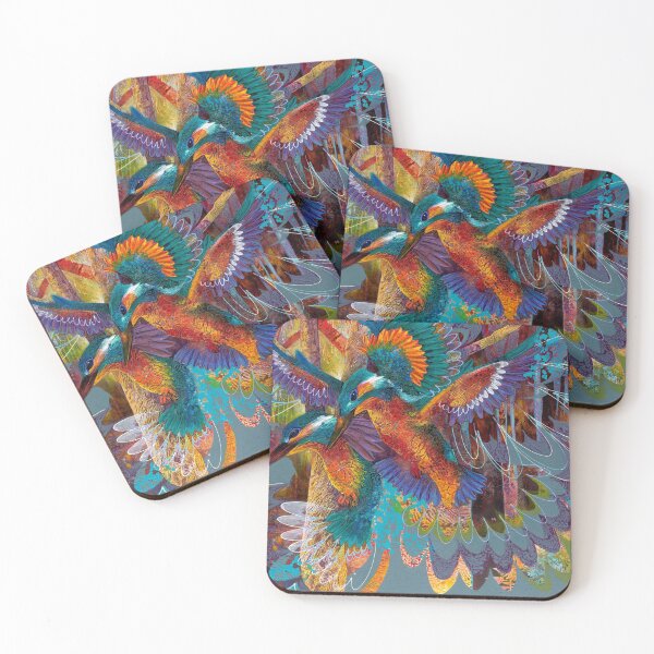Item preview, Forest Kingfishers designed and sold by De Gillett Cox.