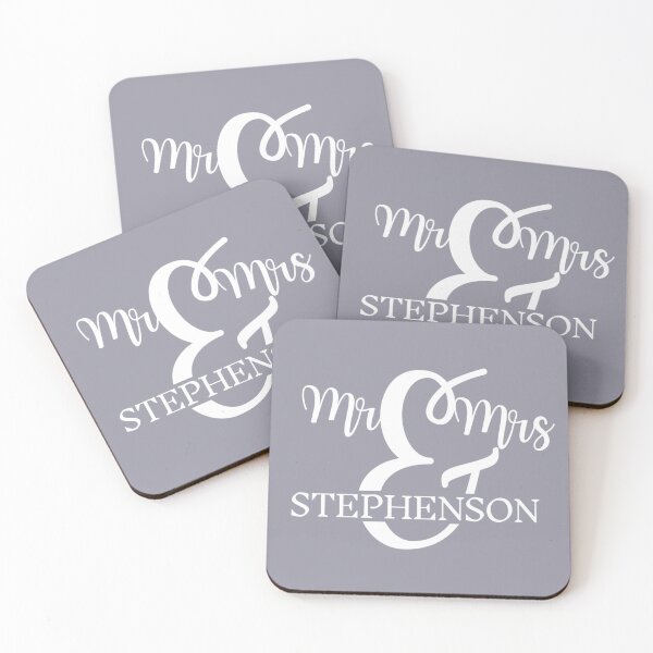 Item preview, Mr & Mrs STEPHENSON | SILVER designed and sold by yourscotborders.