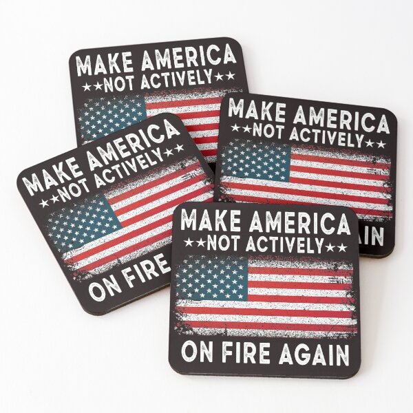 Item preview, make america not actively on fire again designed and sold by Majesticoo.