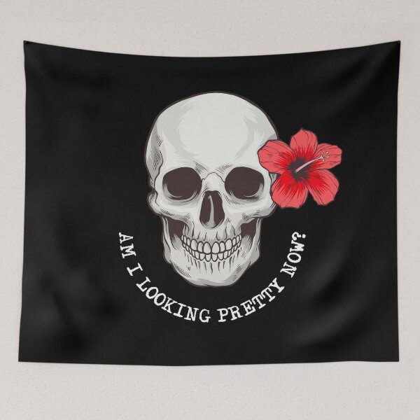 Item preview, Pretty looking Skull - Am I looking pretty now? designed and sold by lettersbysid.