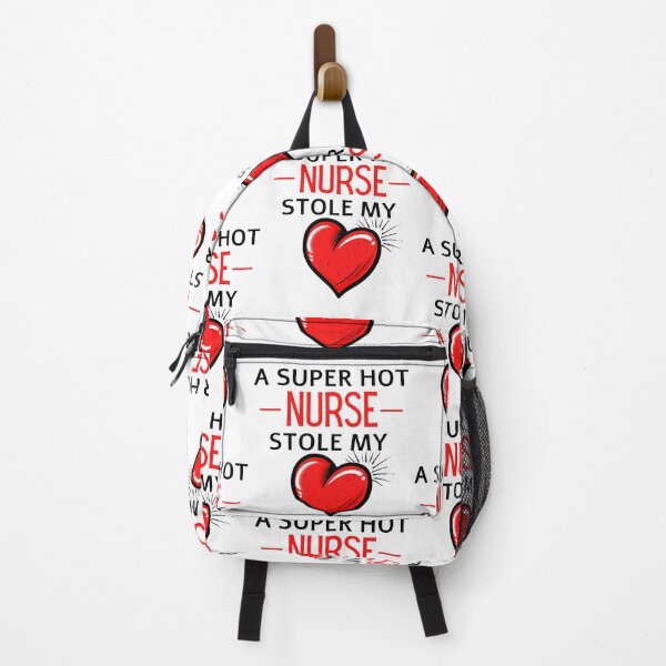 Item preview, Hot nurse Stole my Heart Funny nurse quote designed and sold by OneTimeEngineer.