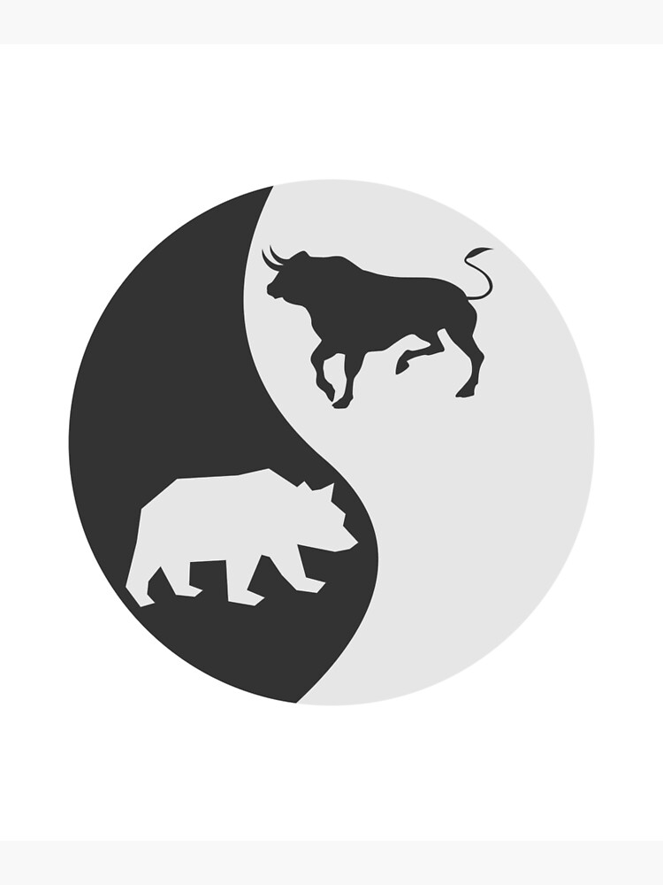 New Bear Vs Bull Graphic by Herulogo · Creative Fabrica
