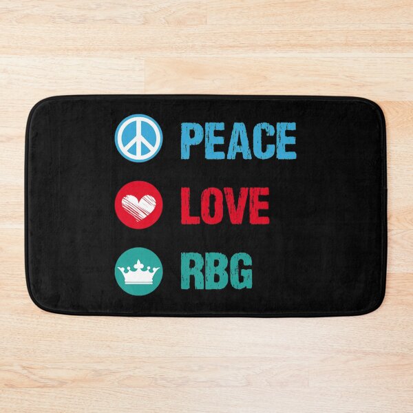 Item preview, Peace Love RBG Notorious Ruth Bader Ginsburg T-Shirt designed and sold by RBG1933Tee.