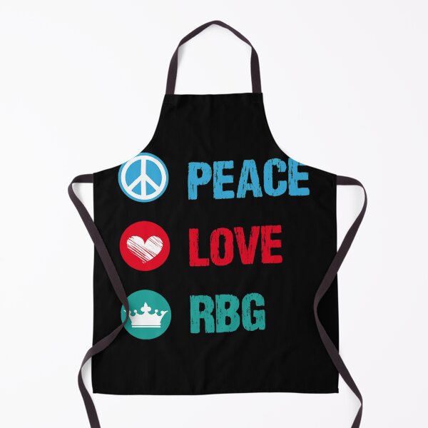 Item preview, Peace Love RBG Notorious Ruth Bader Ginsburg T-Shirt designed and sold by RBG1933Tee.