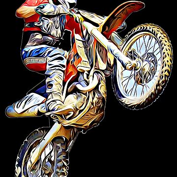 Artwork thumbnail,  Dirt bike jump or motocross jump mx or motorcycle jump by gut2000