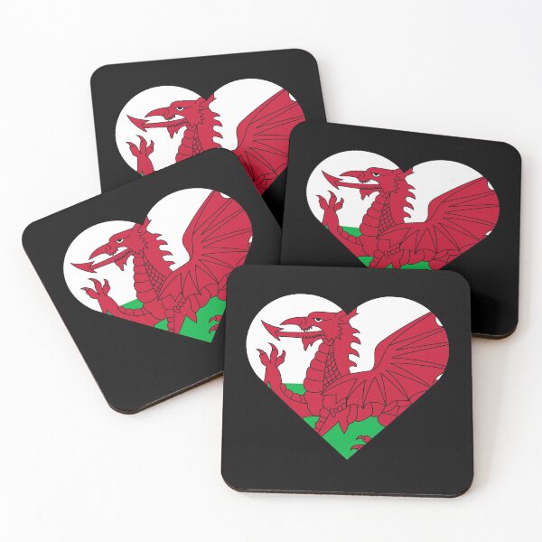 Item preview, Wales Flag Heart designed and sold by uni-que-designs.