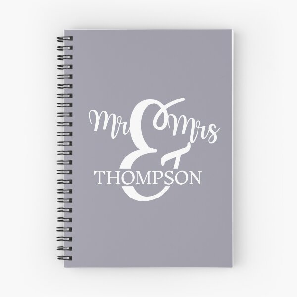 Item preview, Mr & Mrs THOMPSON | SILVER designed and sold by yourscotborders.