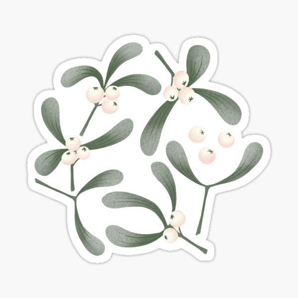 Item preview, Mistletoe Christmas Motif  designed and sold by paperwillow.