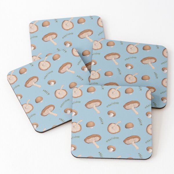 Item preview, Mushrooms Blue designed and sold by Annelizard.