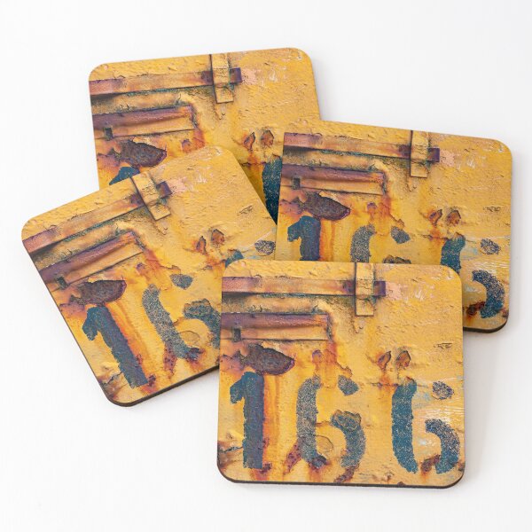 Item preview, Number 166 Stencil on Rusty Metal Panel designed and sold by LP-Images.