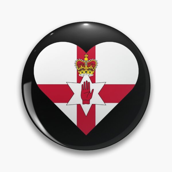 Item preview, Ulster Banner Heart designed and sold by uni-que-designs.