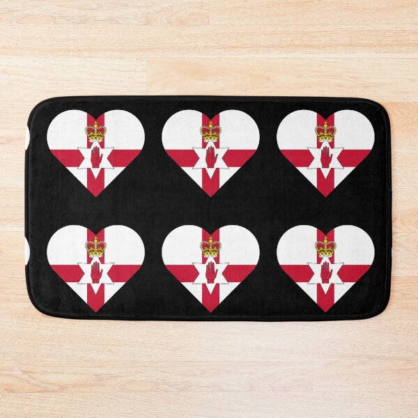 Artikelvorschau, Ulster Banner Herz entworfen und verkauft von uni-que-designs.