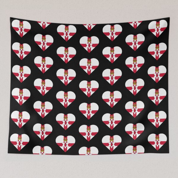 Item preview, Ulster Banner Heart designed and sold by uni-que-designs.