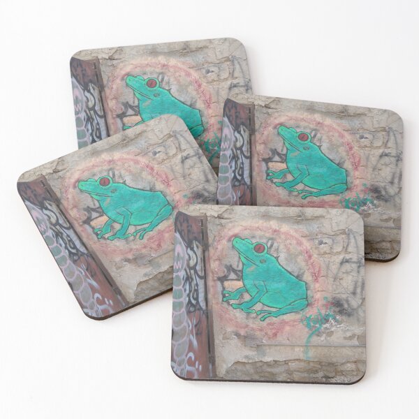 Item preview, Graffiti Street art Green Frog designed and sold by MyStreetArts.