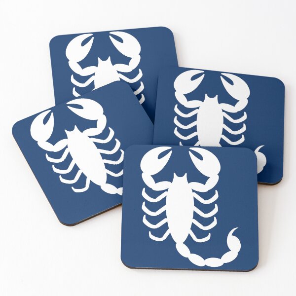 Item preview, Scorpio Sign On Navy Background designed and sold by cgroenewald.