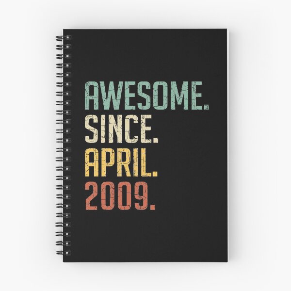 Item preview, Awesome Since April 2009 12nd Birthday Gift 12 Years Old Vintage April 2009 designed and sold by Takatv.