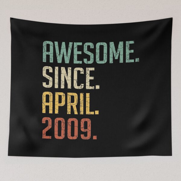 Item preview, Awesome Since April 2009 12nd Birthday Gift 12 Years Old Vintage April 2009 designed and sold by Takatv.
