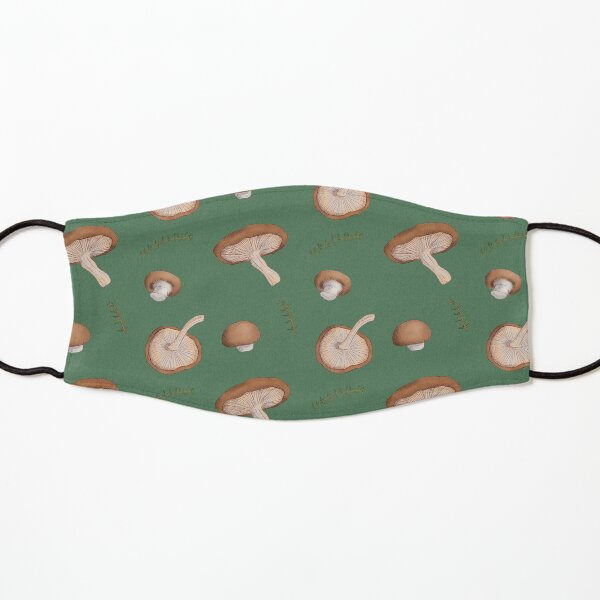 Mushrooms Green Kids Mask