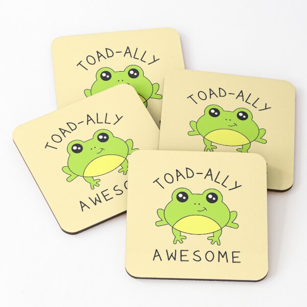Item preview, Toad-ally Awesome Funny Frog designed and sold by TashaVector.
