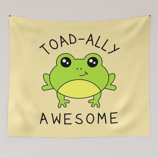 Item preview, Toad-ally Awesome Funny Frog designed and sold by TashaVector.