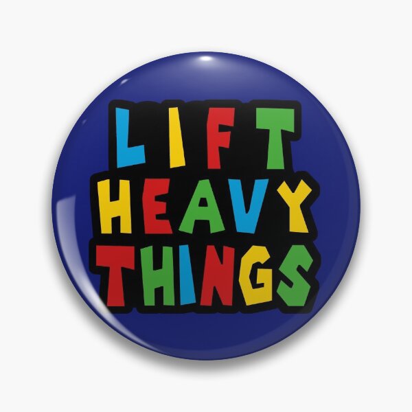 Item preview, Lift Heavy Things in Cartoon Style designed and sold by madtoyman.