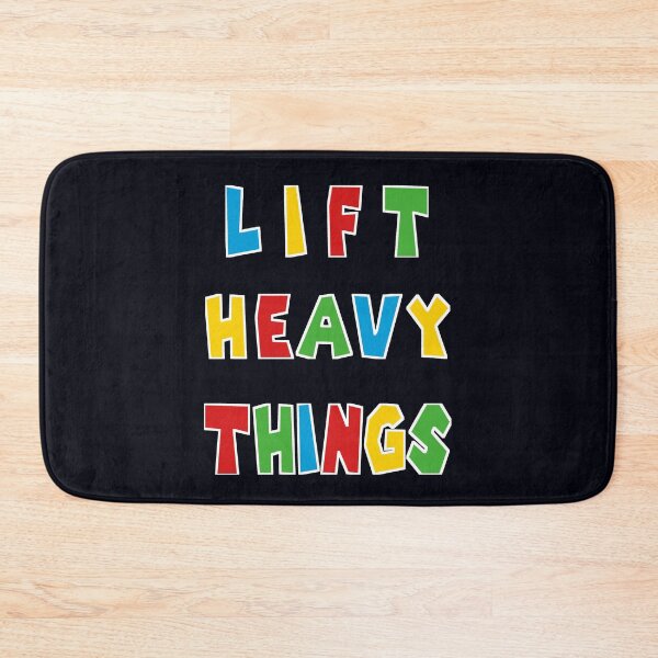 Item preview, Lift Heavy Things in Cartoon Style designed and sold by madtoyman.