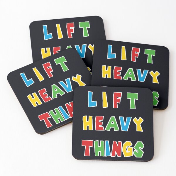Item preview, Lift Heavy Things in Cartoon Style designed and sold by madtoyman.