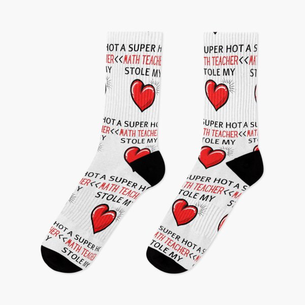 Item preview, Hot math teacher Stole my Heart Funny high school quotes designed and sold by OneTimeEngineer.