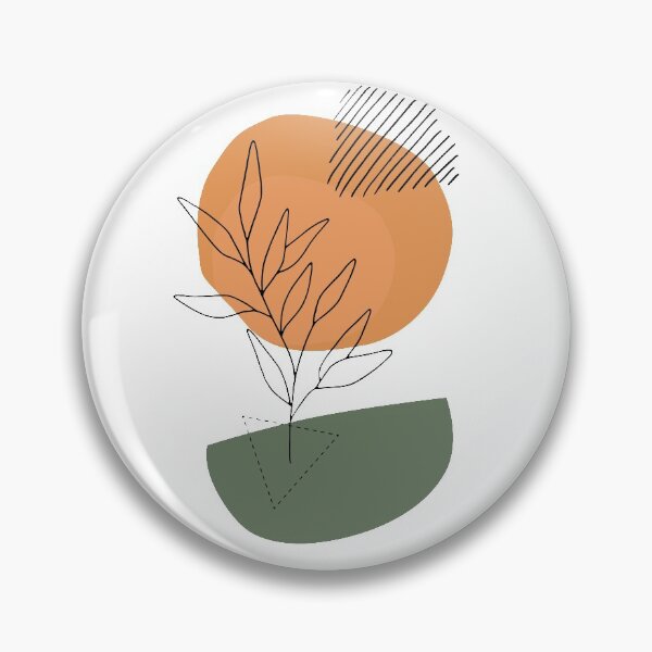 Item preview, Black Plant Collage- Nature and Geometry- Plant Lover designed and sold by A. P..