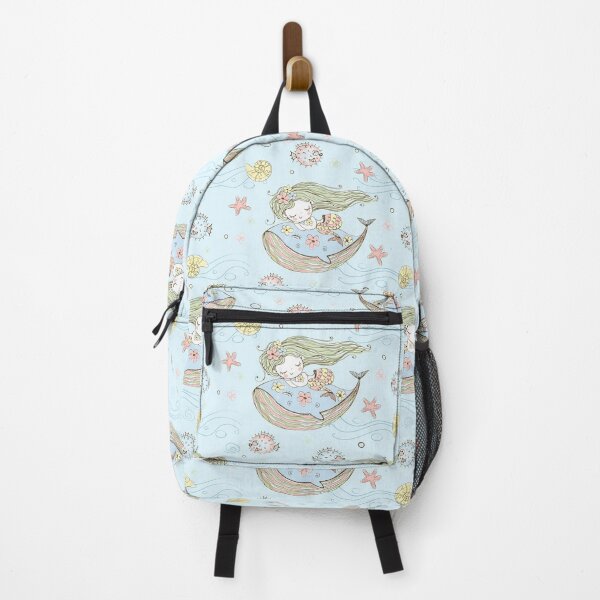 Little Mermaid Pattern Backpack
