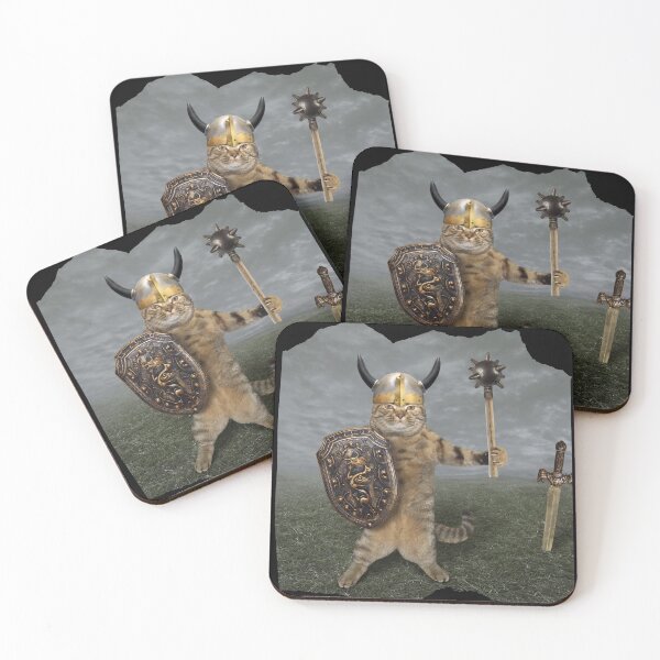 Item preview, Cute Viking Cat Warrior designed and sold by Orkneyology.