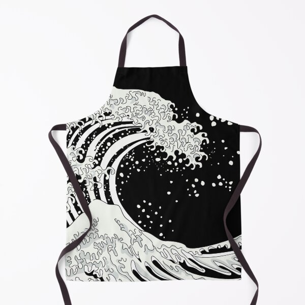 Item preview, Black and White Great Wave designed and sold by XOOXOO.