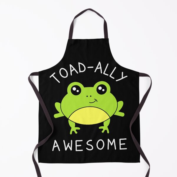 Item preview, Cute frog smiling. Toad-ally Awesome Pun. designed and sold by TashaVector.
