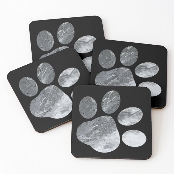 Item preview, Gray Marble Animal Paw designed and sold by KA DESIGNS.