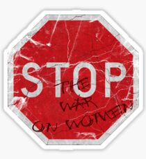 Stop the War on Women Sticker
