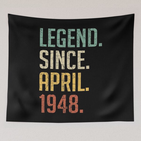 Item preview, Legend Since April 1948 73rd Birthday Gift 73 Years Old Vintage April 1948 designed and sold by Takatv.