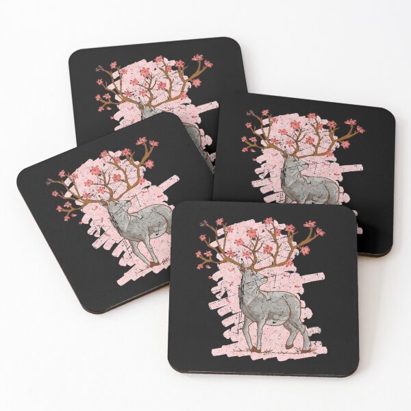 Item preview, Sakura Deer Japanese Cherry Blossom designed and sold by kammoe.