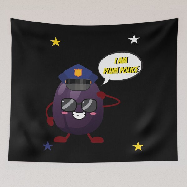 Item preview, I AM PLUM POLICE designed and sold by DELMEO.