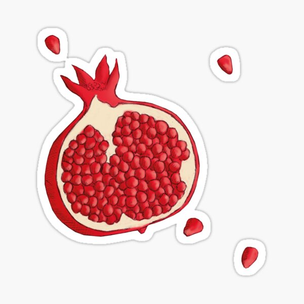 pomegranate Sticker