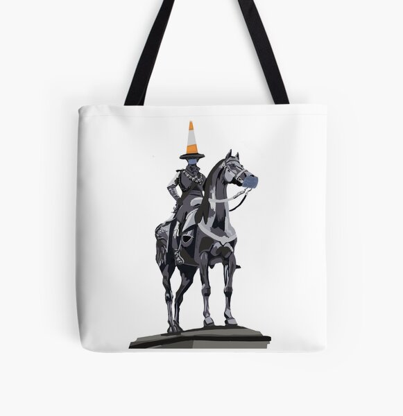 Vista previa del artículo con la obra «Estatua del duque de Wellington con máscaras faciales», diseñado y vendido por Mr-Tom-Morrow.