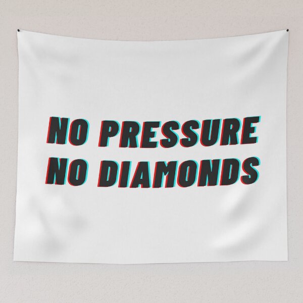 Item preview, No pressure, no diamonds designed and sold by LADYGOODMOOD.