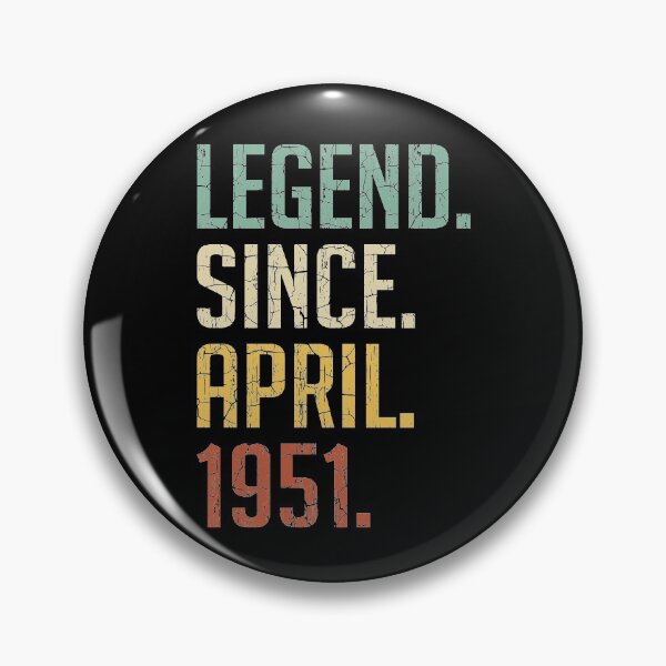 Item preview, Legend Since April 1951 70th Birthday Gift 70 Years Old Vintage April 1951 designed and sold by Takatv.