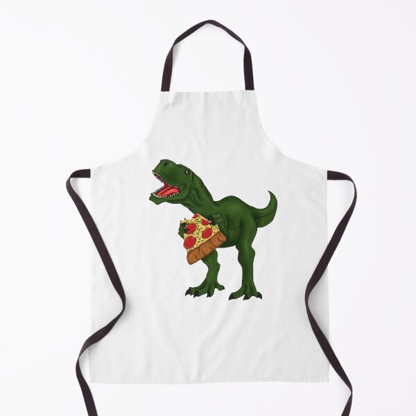 Item preview, T-rex Dinosaur Eating Pizza designed and sold by Logiamerch.