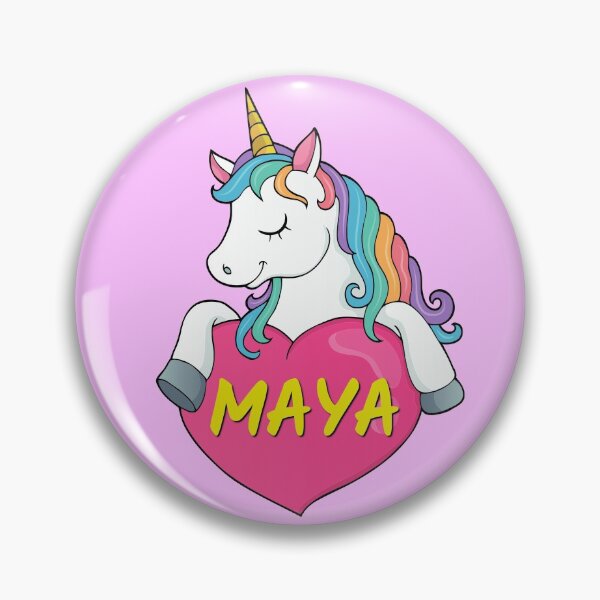 Item preview, Maya Personalized Cute Unicorn Heart designed and sold by Suphiss.